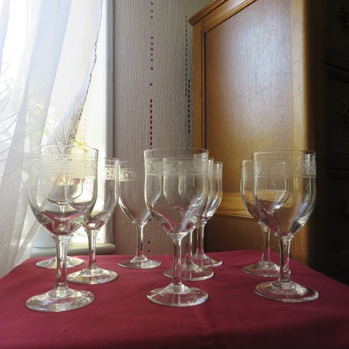 Verres eau ancien - 9,