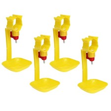  4 Pcs Abreuvoir Automatique Alimentaire D'oiseau Pour Animaux De Compagnie