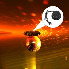  Moteur D'éclairage De Scène Kit Boule À Facettes Suspendu Pour Carillon Éolien