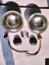 2 Lucas 7” Pouces 12V 3 Broche H4 Phare Pour Jaguar XJ6 XJ6C European 1970-1987