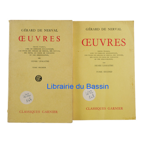 Oeuvres tomes gérard - oeuvres, de