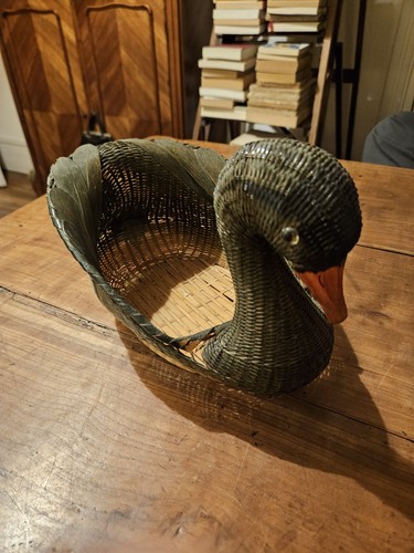 Corbeille canard tressé - corbeille, en