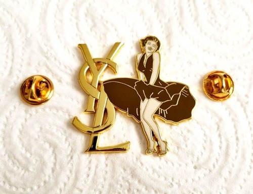 Pin logo ysl yves - pin’s, saint