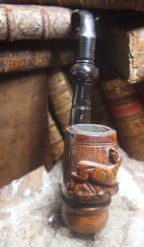 Pipe bois sculptee type - en,