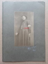 Aumônier militaire 14-18 avec Croix pectorale WW1 Photo annotée