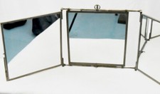 Ancien Miroir triptyque de