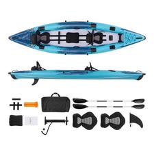 Uimoso Kayak gonflable 2 places avec sièges confortables pour pêche charge 318kg