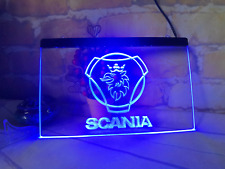 SCANIA CAMION REPAIR STORE LED NEON LIGHT SIGN bar maison garage parking remo...