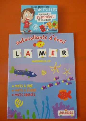 Lot alphabet jeu cartatoto - jeu,