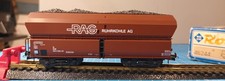 ROCO wagon tombereau dechargement lateral ballast tremie mine ref : 46244  HO