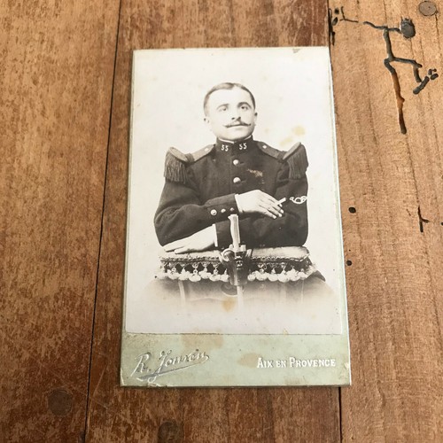 Photo ancienne cdv militaire - cdv,