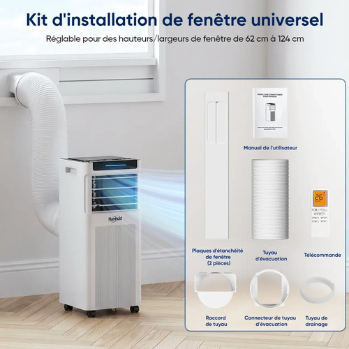 Climatiseur mobile humhold - climatiseur,