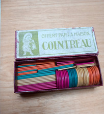 Anciens jetons en bois