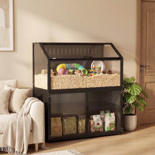Acrylic hamster cage with - hamster,