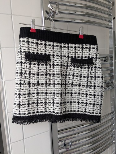 Mini jupe couture noir - , et