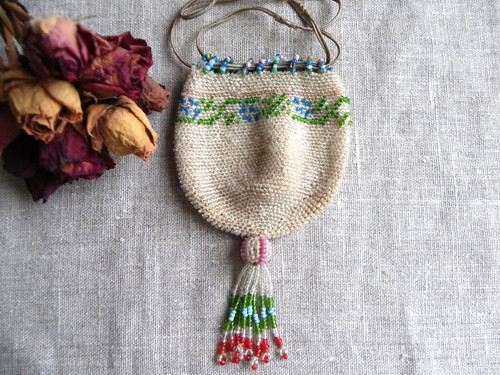 Ancien sac bal aumonière - de,