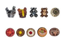 Série complète de 10 fèves Révolution gourmande 2024