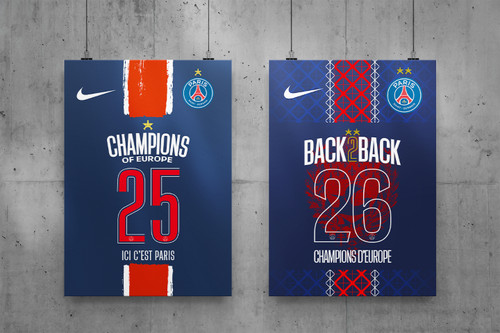 Duo poster psg - poster, ligue