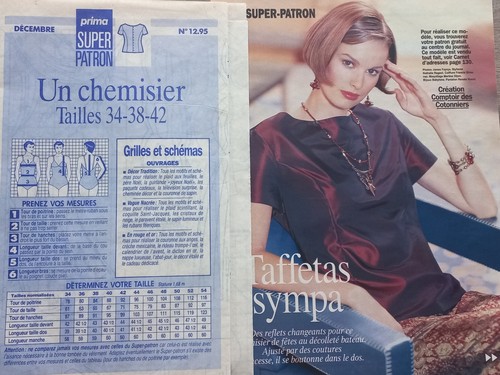 Patron chemisier femme taille - chemisier,