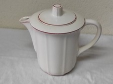 Ancienne Cafetière Verseuse Badonviller avec liseré rouge