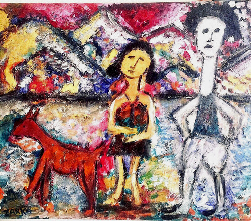 Tableau art brut - tableau,