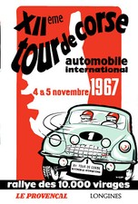 RALLYE TOUR CORSE 1967 -