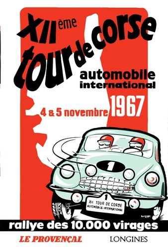 Rallye tour corse 1967 - corse,