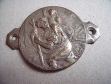 Médaille automobile   " Saint Christophe  " signée