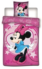 Minnie Mouse Hello - Parure de Lit Enfant - Housse de Couette