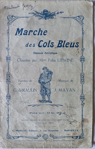 Ancienne partition marche - ancienne, partition*marche