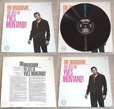 YVES MONTAND -LP- ON BROADWAY/THE BEST OF-MON MANÈGE A MOI-PLANTER CAFÉ…2304 399