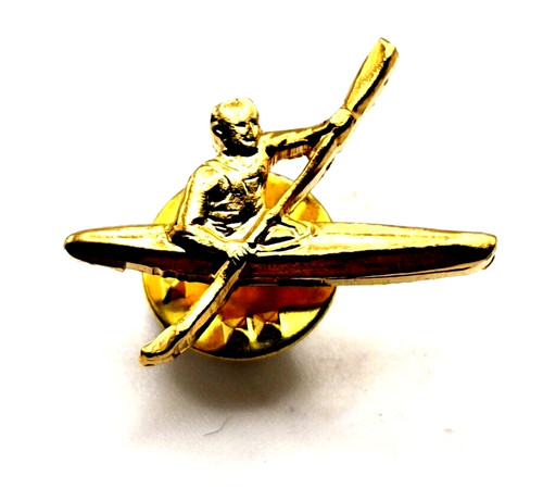 Pin canoë kayak doré - canoë, 24mm