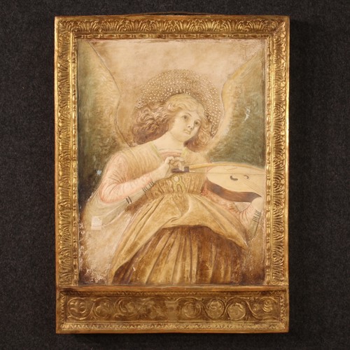 Bas relief ange - bas-relief, terre