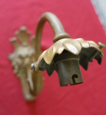 applique art nouveau metal doré Daum,Sneider,Muller