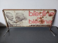 VINTAGE ANCIENNE PLAQUE PUBLICITAIRE BLEDINE BLEDINA JACQUEMAIRE LONGUEUR 50 CM