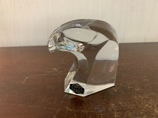 Tête d'aigle en cristal de