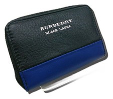 Porte-monnaie et porte-clés BURBERRY BLACK LABEL authentique 2572