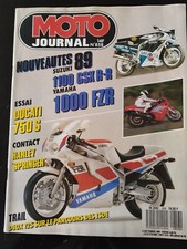 MOTO JOURNAL n°858 du 8/09/1988; Essai Ducati 750 S/ Harley Springer/ Suz 1100 G