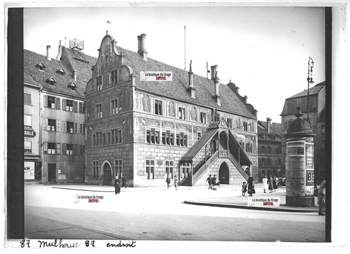 Plaque verre photo - , ancienne