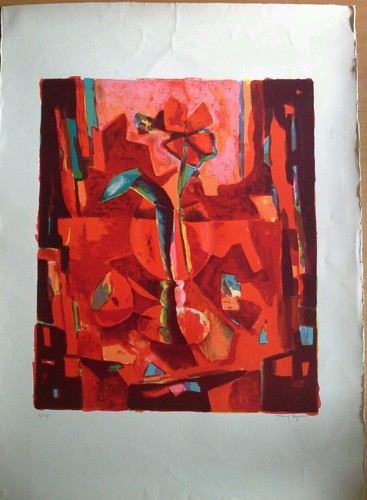 Nature morte lithographie - , de