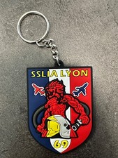 Porte clé PVC Relief Ecusson