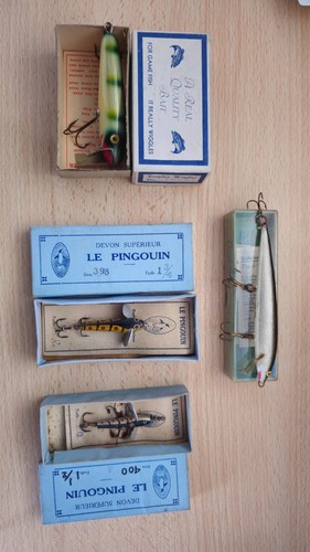 Leurres pêche vintages - 4,