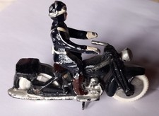 FIGURINE MOTARD GENDARMERIE EN PLOMB