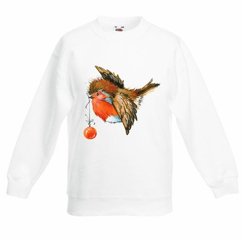 Pull enfant christmas robin - pull,