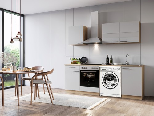 Cuisine ligne plan - cuisine, de