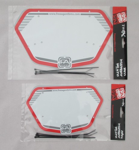 Bmx number plate freeagent - number,