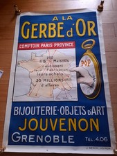 AFFICHE LITHOGRAPHIEE A LA