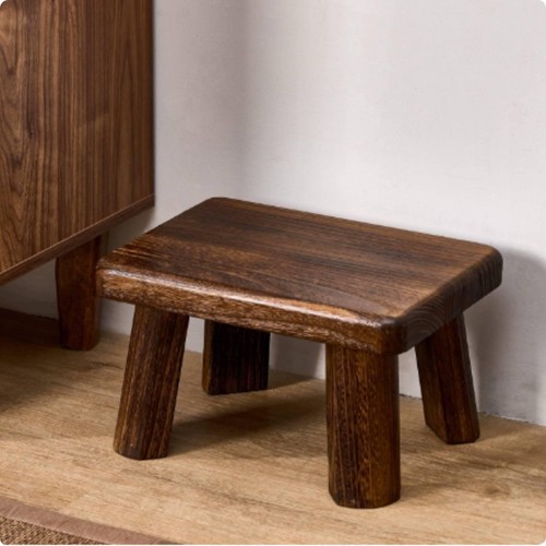 Tabouret carré bois - carré, en