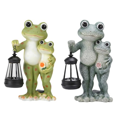 Statue grenouille solaire - statue,