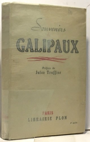 Les souvenirs galipaux - de, |